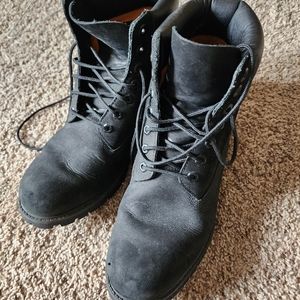 Black Timberland Boots Men's 10.5